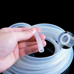 1/5 Meter Food Grade Clear Transparent Silicone  Hose Flexible Nontoxic for Garden Hose Aquarium Soft Tubing Pipe Silicone Tube