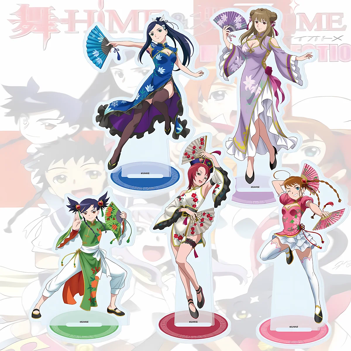 

Anime Gintama New Arrival 15cm HD Acrylic Stand Gintoki Kagura Shinpachi Desktop Ornament Carnival Gift Collectible keychain
