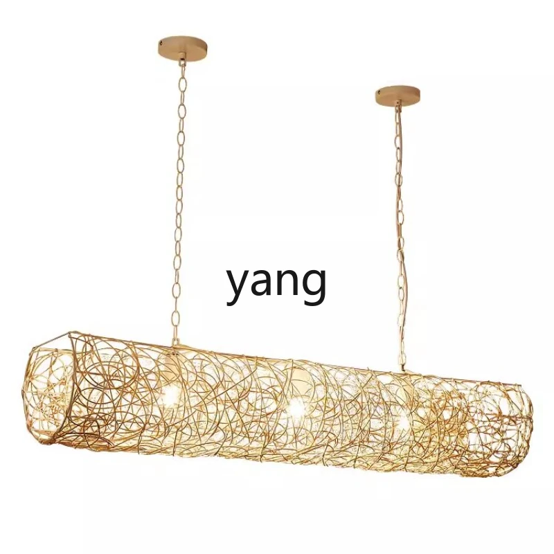 CX  rattan ornament restaurant ornament long Chinese Zen tea room ornament