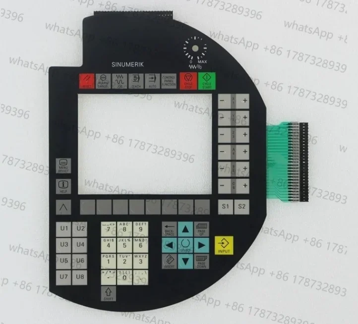 لوحة مفاتيح غشائية جديدة متوافقة مع Simens HT6 6FC5403 6FC5 403-0AA10-0AA1 مفتاح زر لوحة المفاتيح
