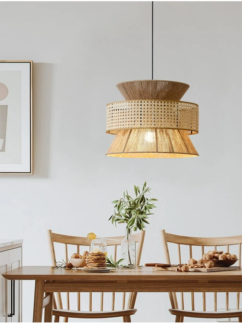 3-lichts Wabi Sabi hanglamp Ishi met zandbeige steeneffect - 3 x 30 cm