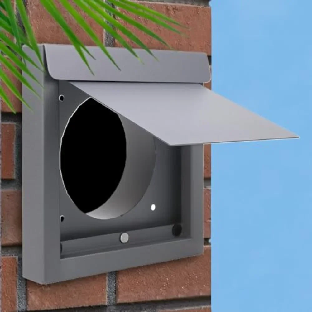 Airflow Grille Exhaust Vent For Dryer Installation Easy To Clean Prevents Fiber Buildup Aluminum Zinc Coated Steel