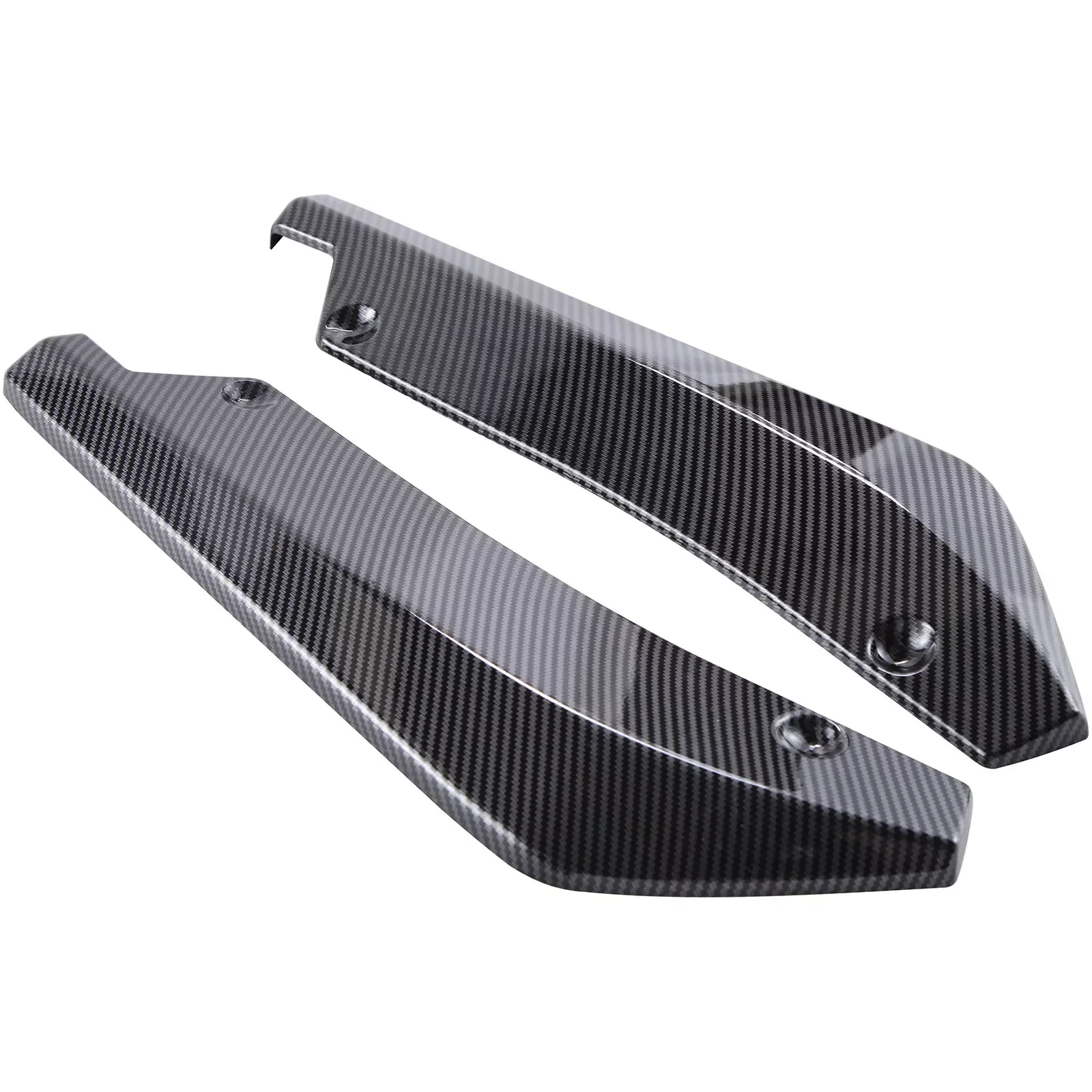 2Pcs Hinten Bumper Lip Wrap Winkel Diffusor Splitter Canard Für BMW X5 X7 E46 E91 E90 E93 E81 E82 E87 e60 E65 Hinweis Größe!!!