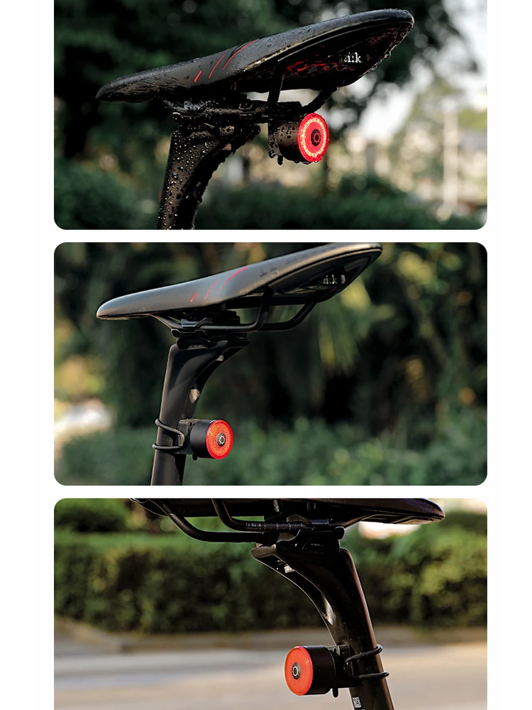 AliExpress GaCIROn Gaciron Smart Brake Bike Tail light LOOP-100 Bicycle Rear Light Magnetic Mounting For Seat Tube & Saddle Waterproof Bike Lamp
