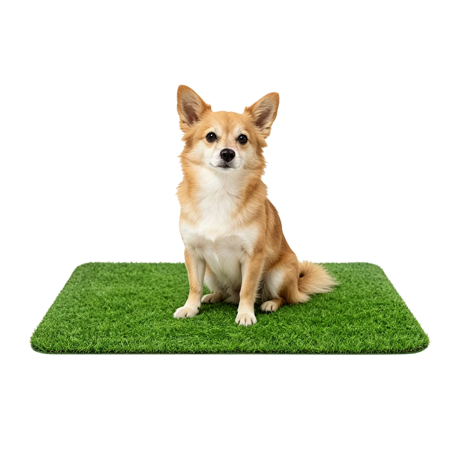 Artificial Grass with Non-Slip Rubber Base Pet Dog Toilet Easy To Clean Indoor Dog Pee Pad for Dogs Indoors Outdoors Use