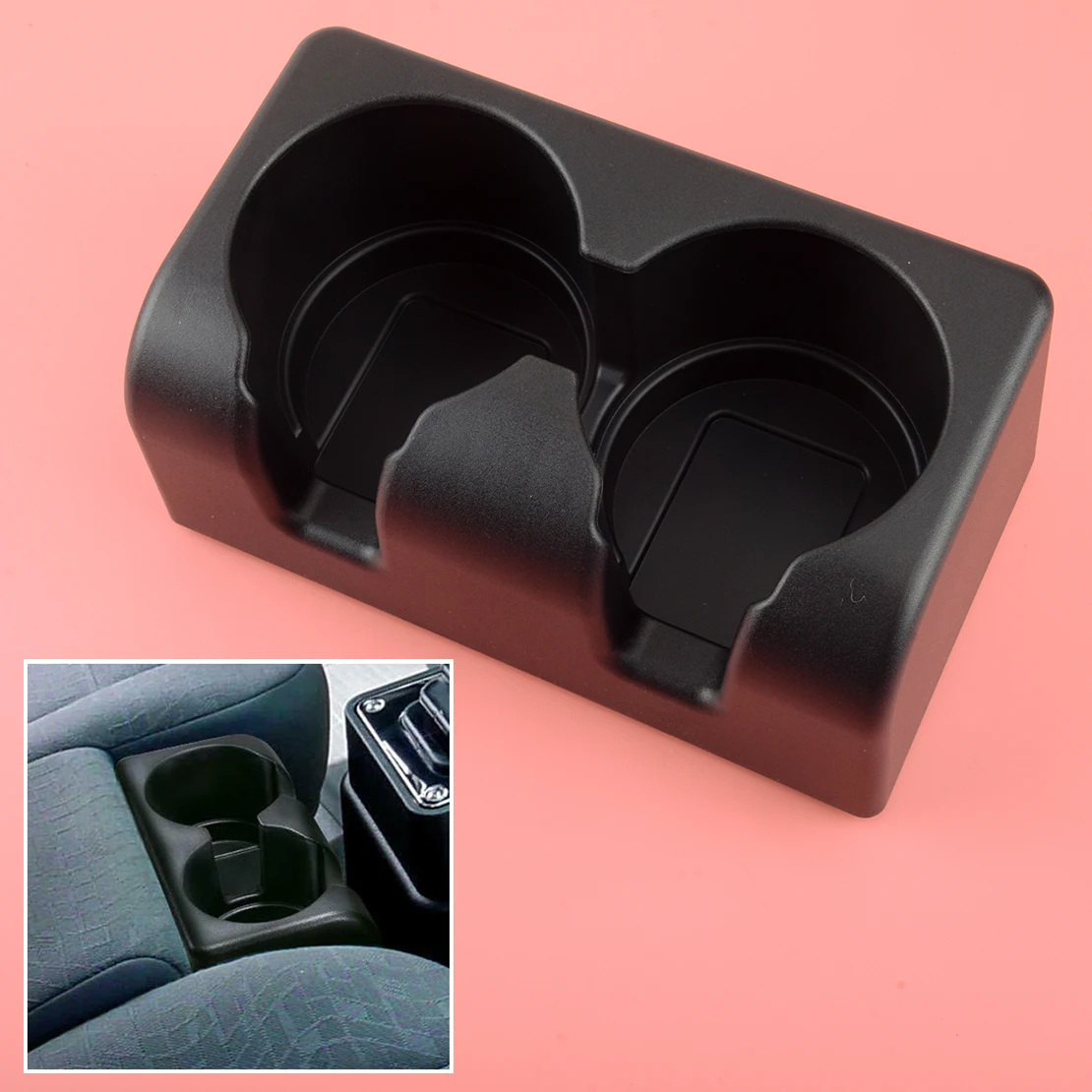 89039574 89039575 Bench Console Seat Cup Holder Insert Drink Fit for GMC Canyon Chevrolet Colorado 2004 2005 2006 2007 2008-2012