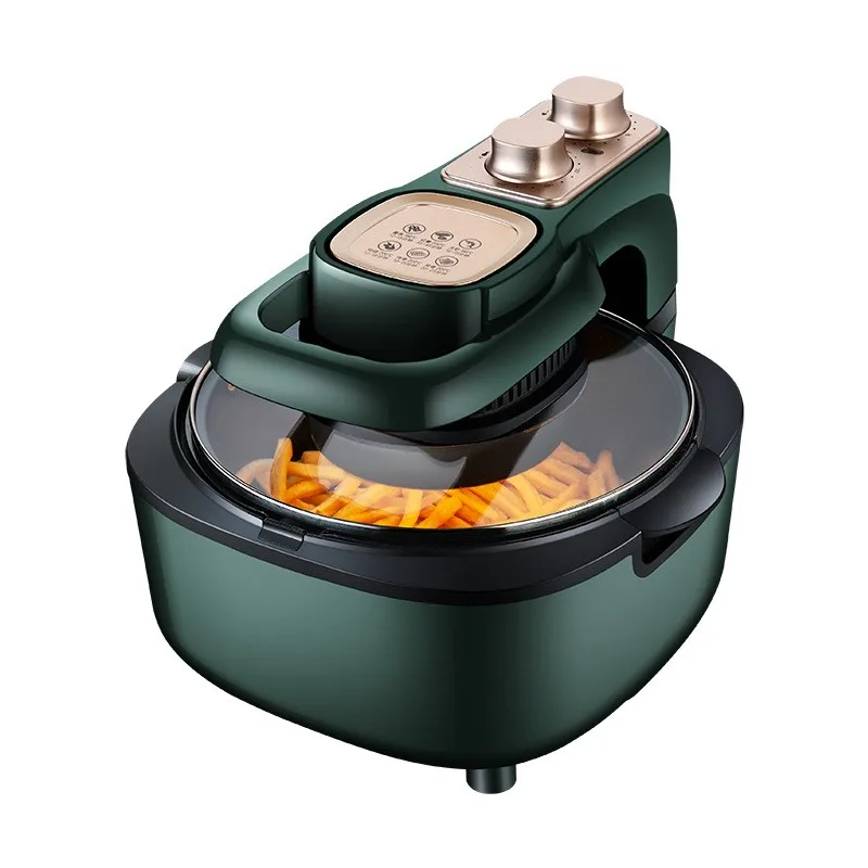 Visual Air Fryer Large Capacity Smart French Fries Machine New Multifunctional Household Electric Fryer 6L 220V