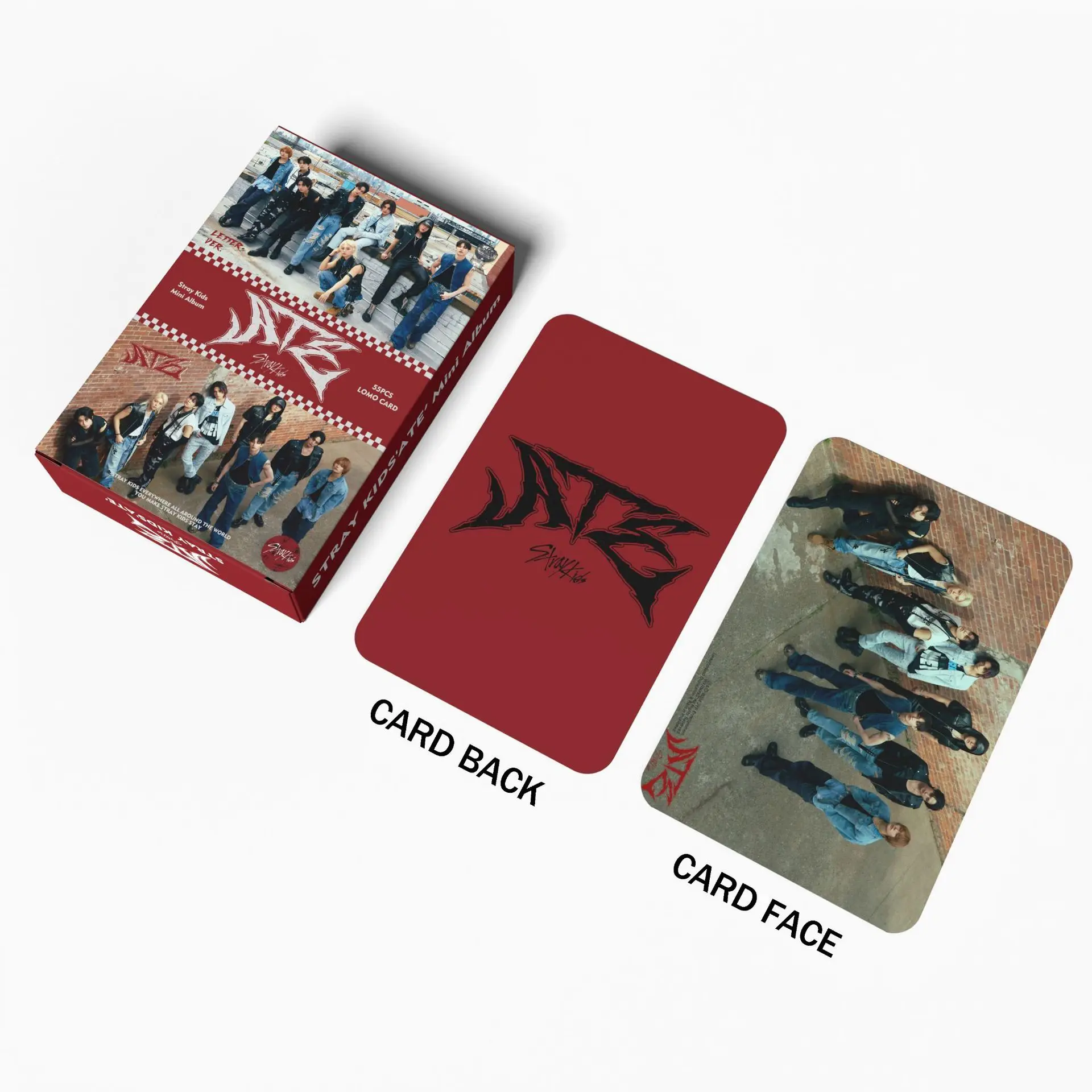 KPOP 55 pièces marchandises StrayKids, cartes Lomo, nouvel album ATE, marchandise de célébrités, collection Felix, collecte de petites cartes, co