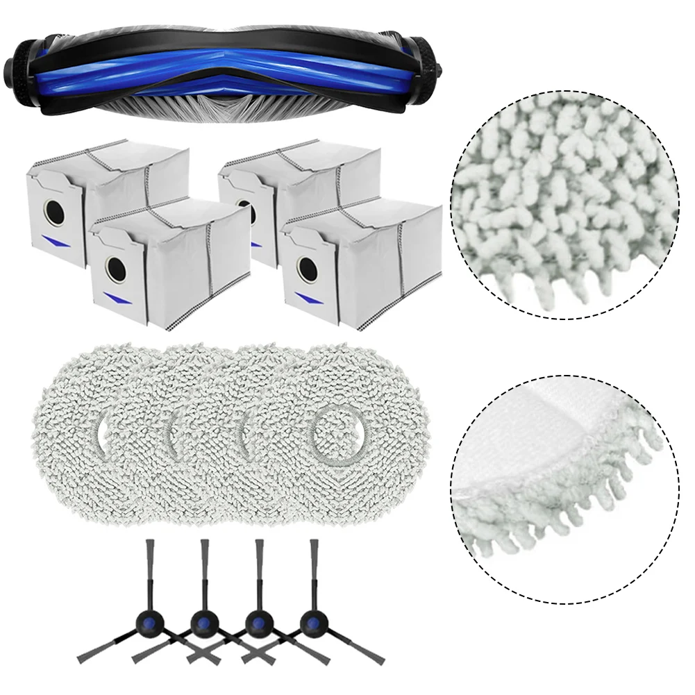 For ECOVACS T30S/ T30S Robot Vacuum Cleaner Accessory Spare Parts Kit Main / Side Brush Filter Mop Rag Dust Bag