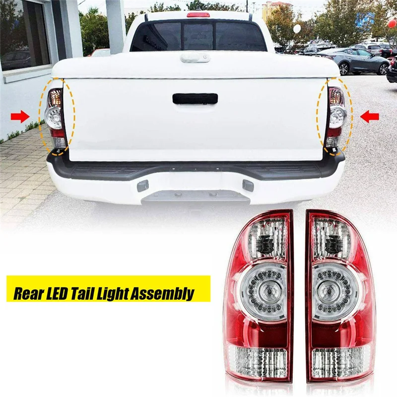 

Classic-Left Rear Combination Tail Light Assembly 81560-04160 For Toyota Tacoma 2005-2015 Car LED Taillamp Brake Light Parts Acc