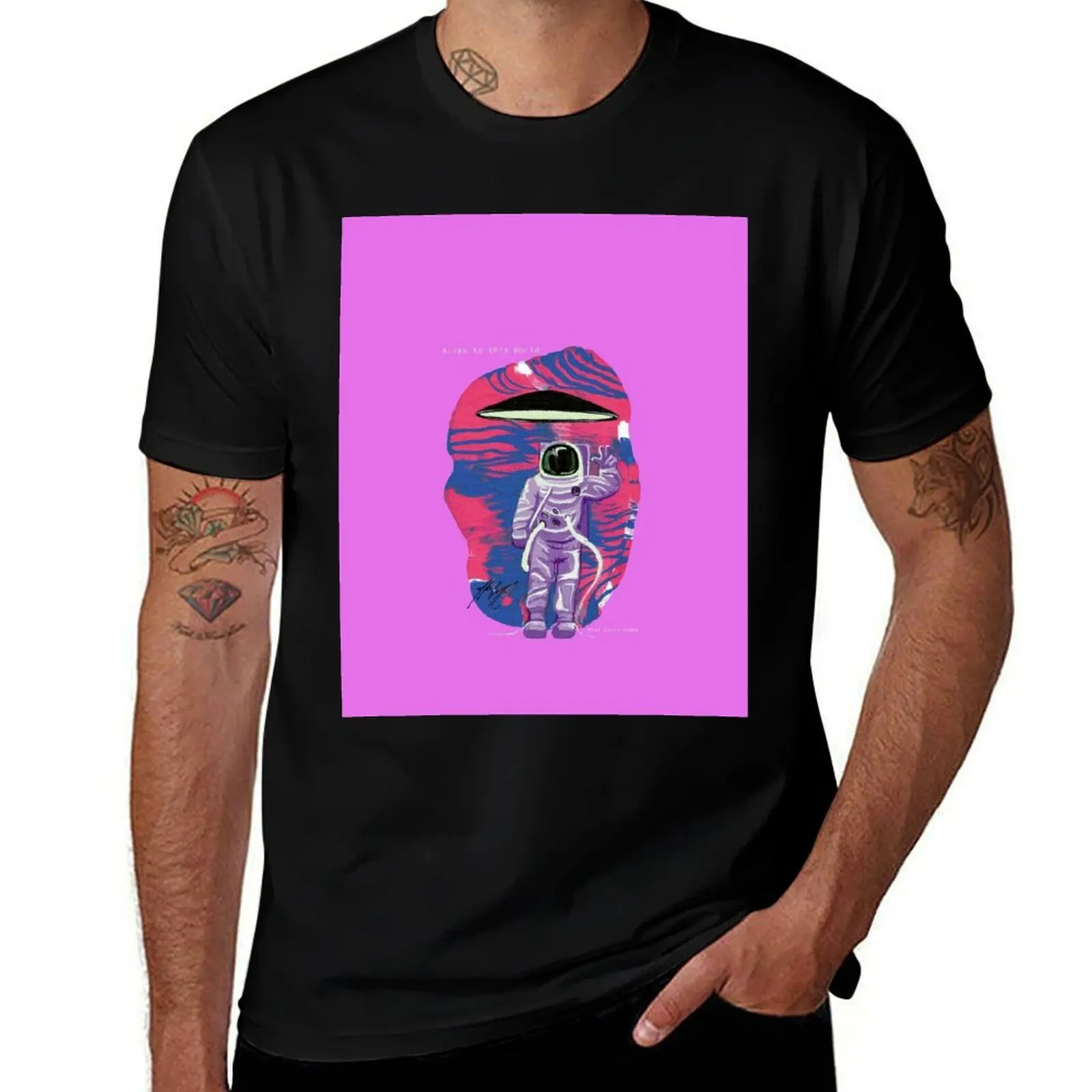 

Alien to this World T-Shirt graphic t shirts for man funny t shirts cotton