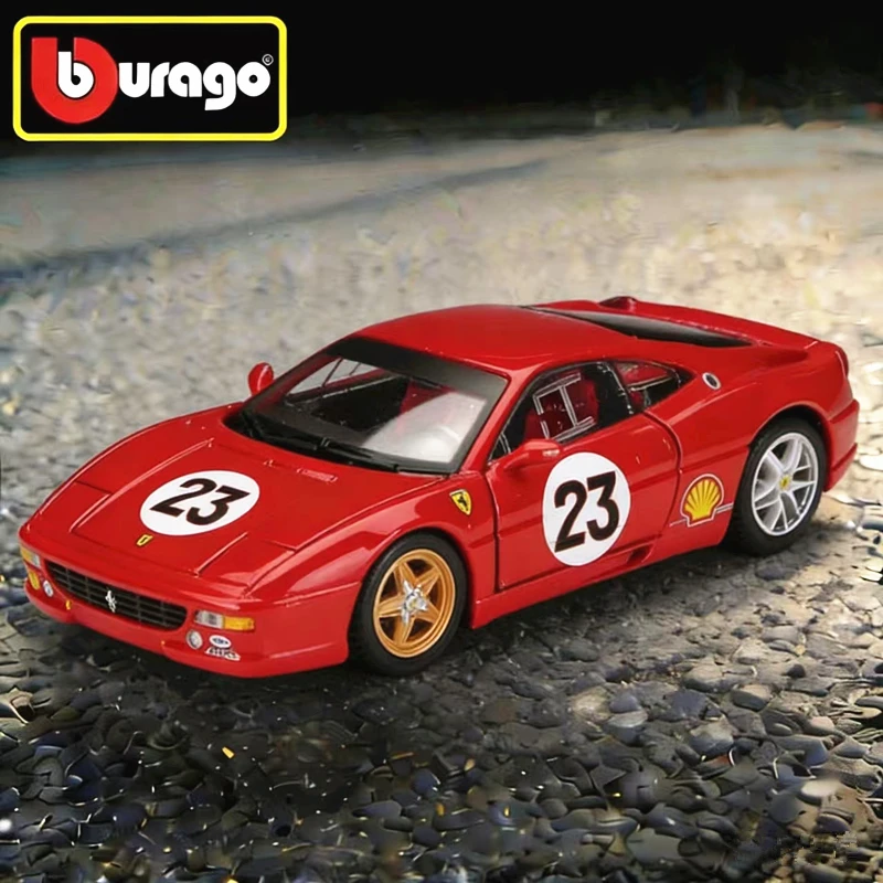 

Новая коллекционная модель автомобиля Bburago 1:24 330 P4 Daytona 1967 из литого металла, статическая миниатюра, игрушка для детей, подарок