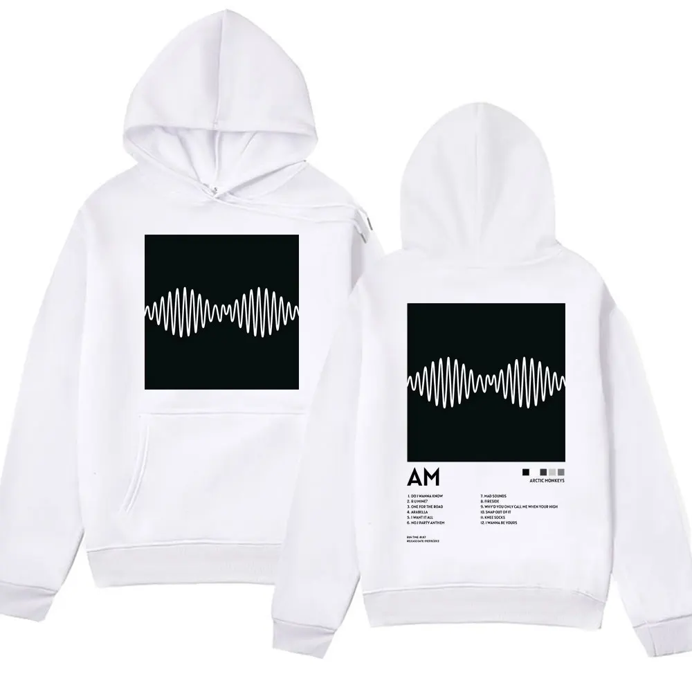 Arctic Monkey AM Album Cover Print Hoodie Do l Wanna Know Poster Band Music Decor Hip hop Sweatshirts for men Fleece pullover