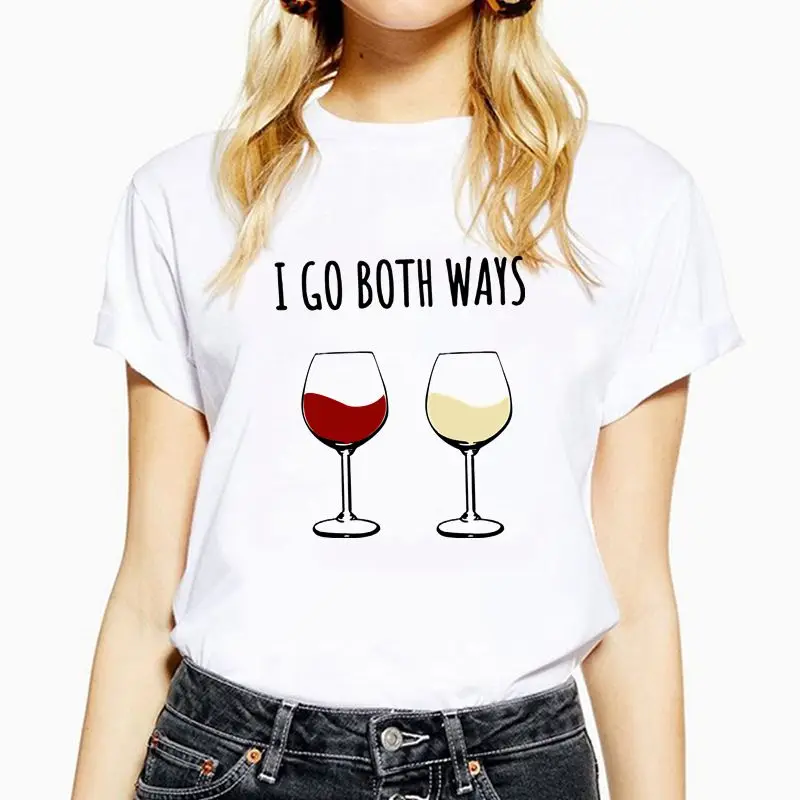 I GO BOTHWARS Letter Print T shirt Women Short Sleeve T-shirts Top T Graphic Female Tee T-Shirt Ladies T-shirts Clothes HH1337