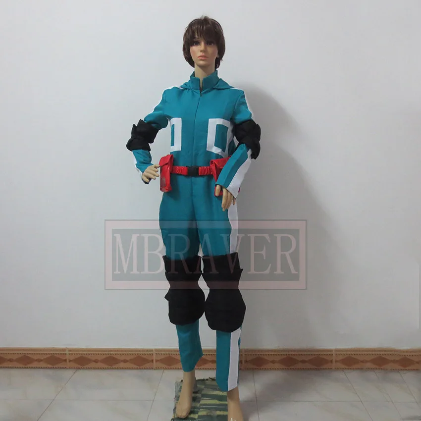 

Midoriya Izuku Deku Battle Cosplay Costume Halloween Uniform Custom Made Any Size