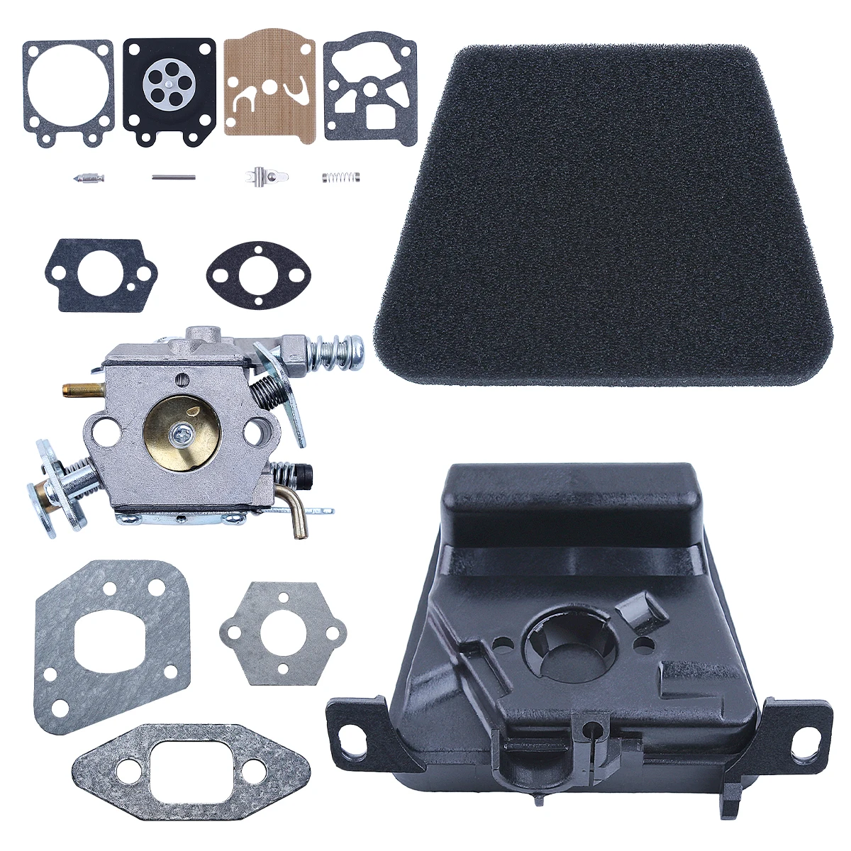 Carburetor Carb Gasket Repair Kit For Partner 350 351 Air Filter Cover Chainsaw Part Walbro 33-29 , 530037793