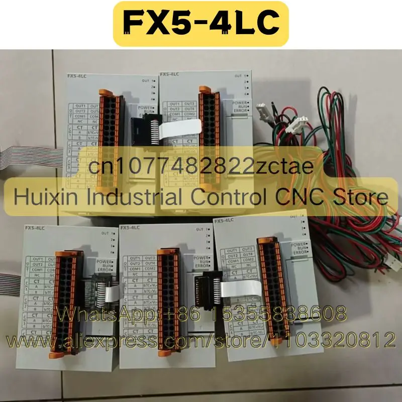 Second-hand Temperature Module FX5-4LC FX5 4LC Normal Function Tested OK