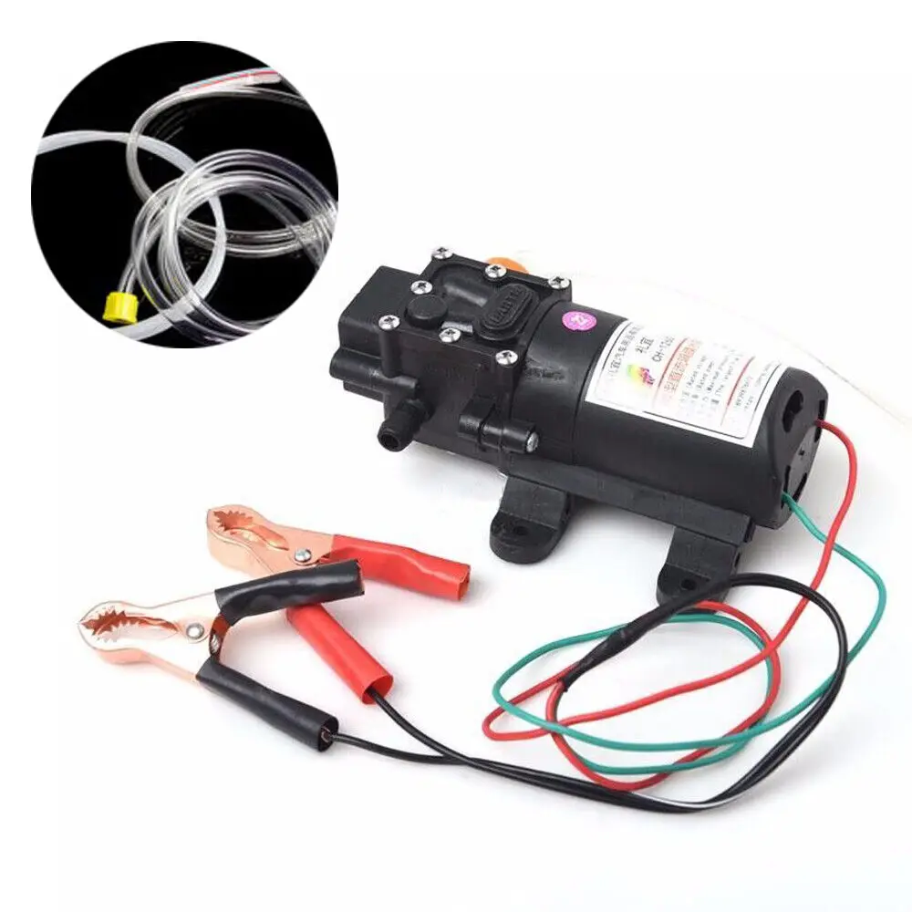 12V Motor Oil Fuel Fluid Extractor Change Pump Electric Siphon Transfer