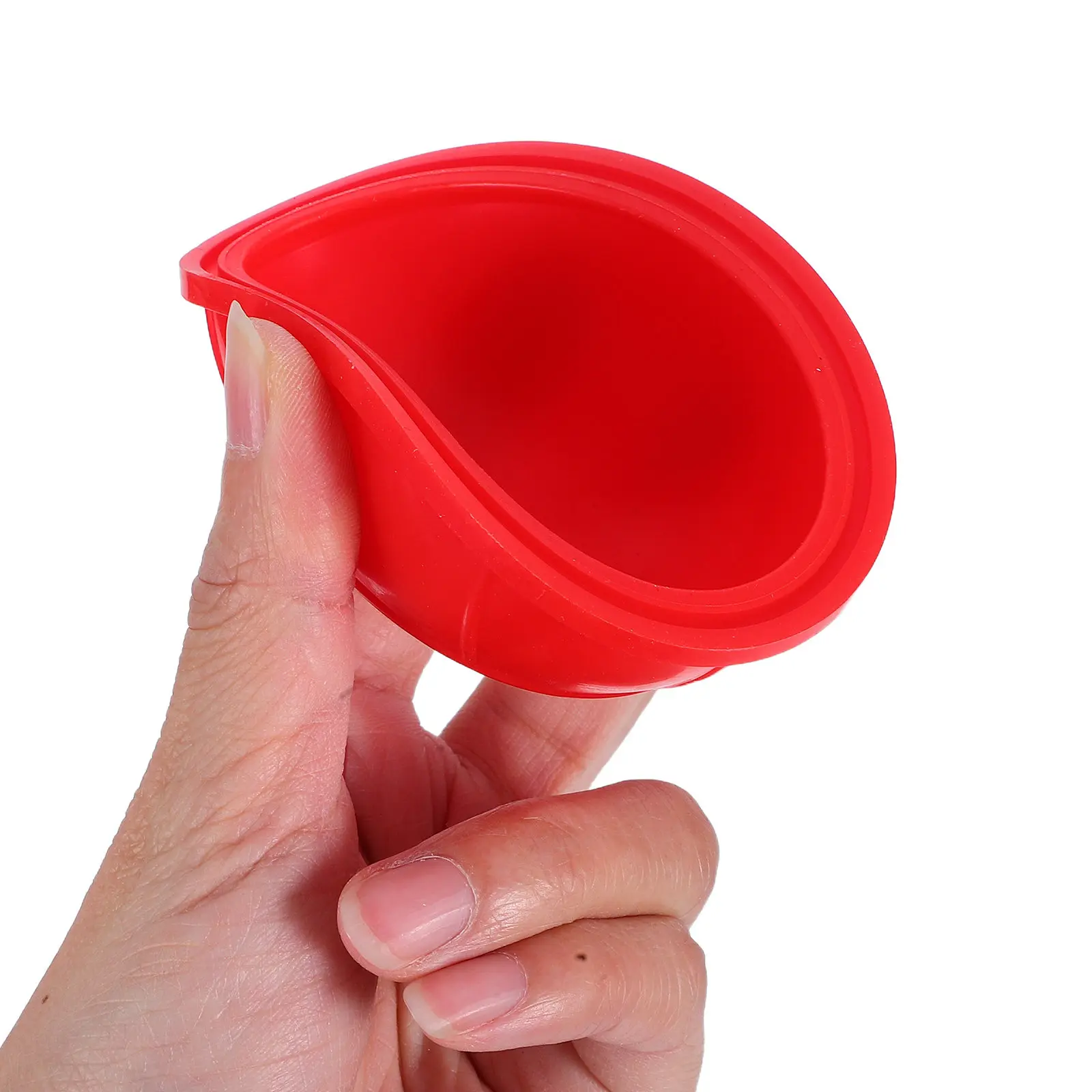 6Pcs Silicone Vacuum Cupping Set Portable 7.5cm Red Massage Cups for Muscle Health Body Relaxation Self Care Beauty Cupping