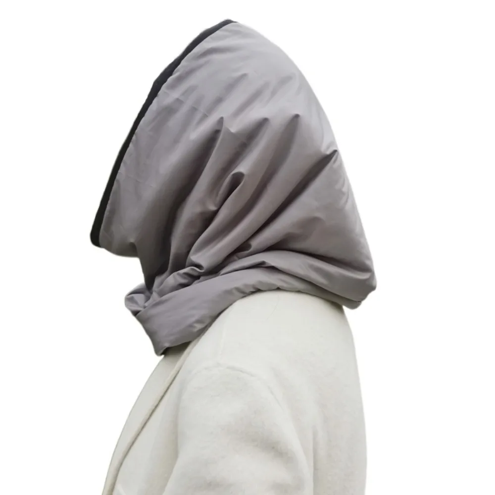 

Простой модный массивный шарф бесконечности с капюшоном, ветрозащитный водонепроницаемый шарф, капюшон, шарф с кольцом большого размера, спорт на открытом воздухе