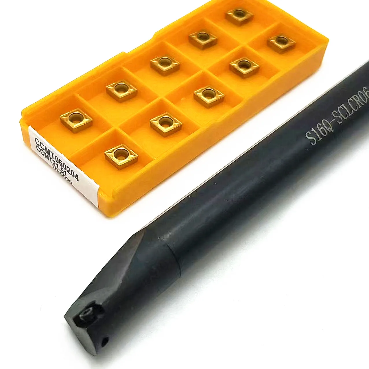 S06K S07K S08K S10K S12M SCLCR06 + CCMT060204  Internal Thread Turning Tool Holder Screw Turning Boring Tool Holder CNC Lathe