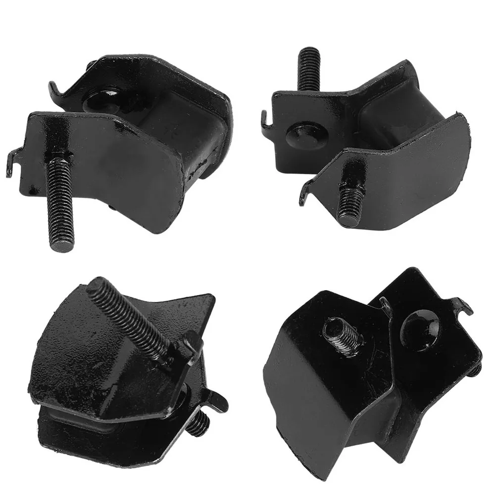 4PCS Black Anti Vibration Mounts Shock Absorbing Anti Vibration Generator Shock Absorbers Heavy Duty Open Frame Compatible