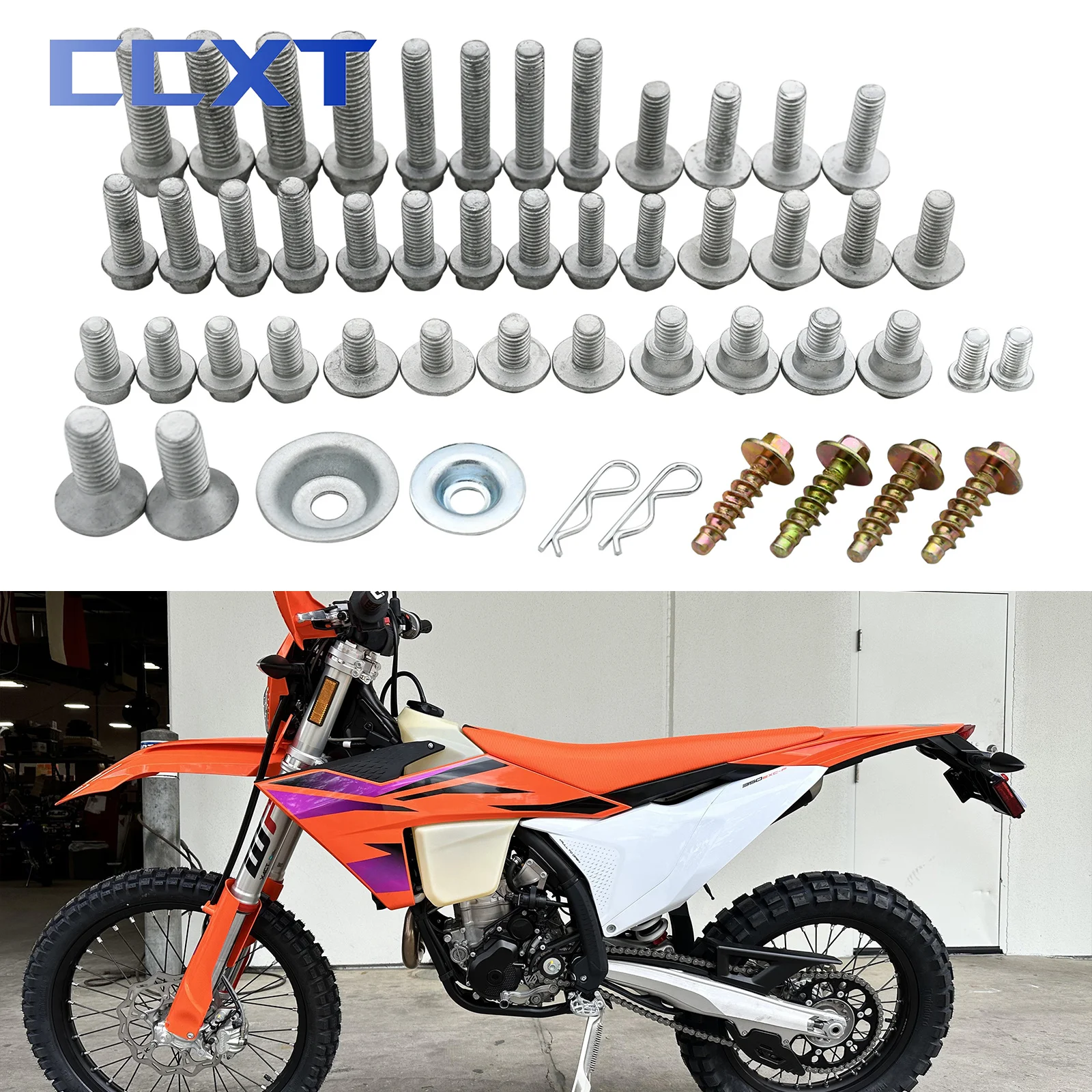 

Для мотоциклов Husqvarna TE TC TX FE FC FX Комплект крепежных болтов обтекателя крыла Для KTM SX SXF XC XCF XCW EXC EXCF 125-500