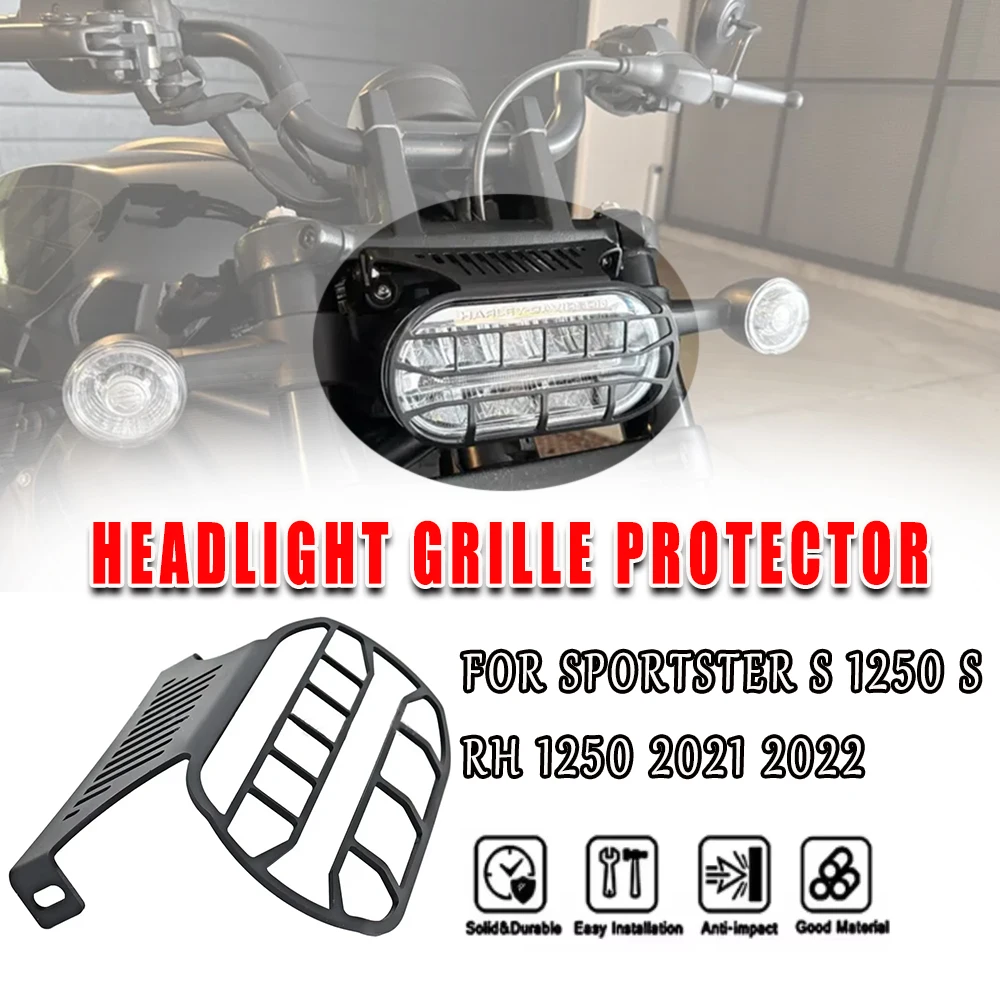 

Suitable for Sportster S 1250 RH1250 RH 1250 2021 2022 Motorcycle Accessories Headlight Grille Cover