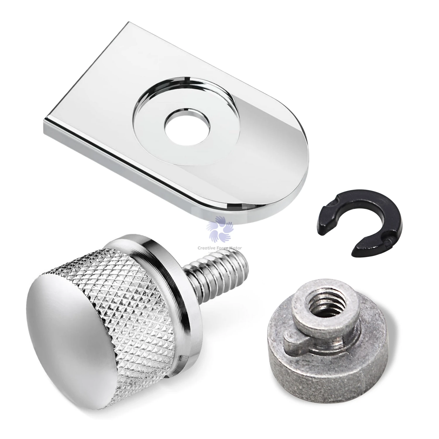Achterspatbord Zitbout Moer Tab Schroef Motorfietsen Mount Knop Cover Voor Harley Sportster XL Dyna Softail Breakout Touring Universeel