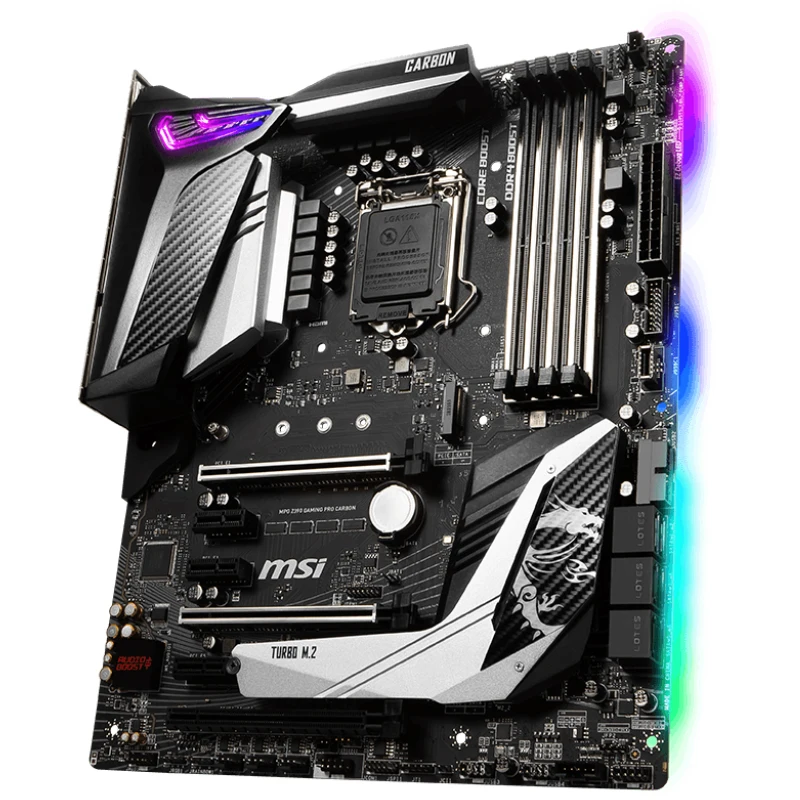 Imagem -03 - Placa-mãe para Jogos de Carbono Lga1151 M.2 Usb 3.1 Gen Ddr4 Hdmi dp Sli Atx