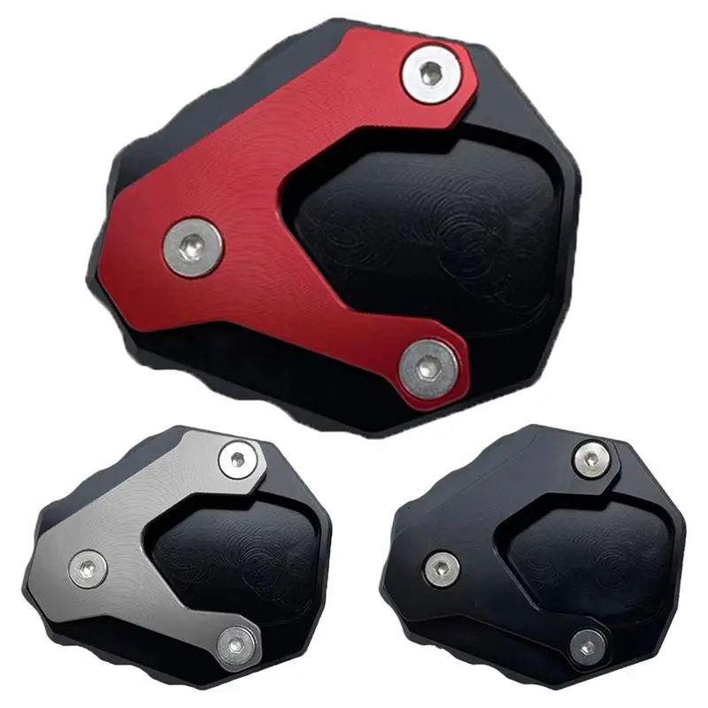

Motorcycle Kickstand Foot Side Stand Extension Pad Support Plate Anti-Slip Bracket Stand Side Support Motorcycle Accessory