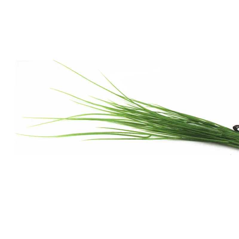 28/45cm künstliche Zwiebel Gras Pflanzen Bündel Kunststoff grünes Gras gefälschte Schilf Gras Laub Wand material für Garten Wohnkultur – Detail 5