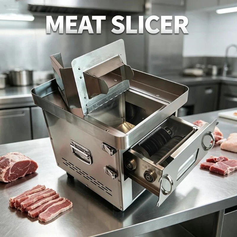 Fast Meat Cutting Machine For Slicing Shredding And Diced Kitchen Multifunctional Meat Slicing Machine