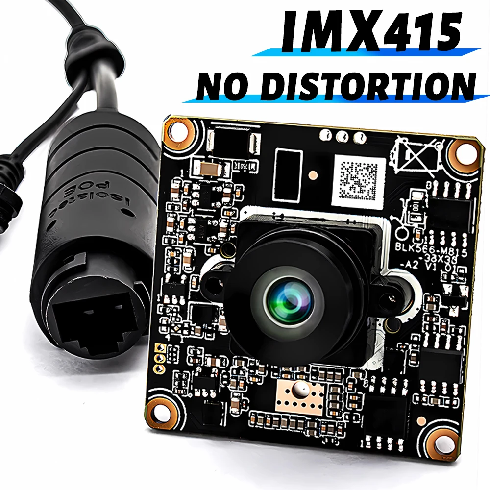 

WGWK 4K IP Camera Module Sony IMX415 SSC339G 8MP 3.2mm 84° No Distortion Lens Low illuminance RTSP P2P Onvif Security Protection