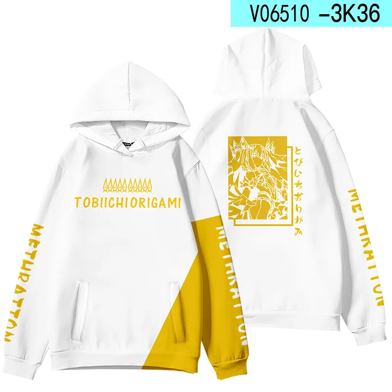 New Anime Date A Live Cosplay Costume Tobiichi Origami Tokisaki Kurumi Hoodies Hoodie Sweatshirt Casual Tracksuits 3D Women Men