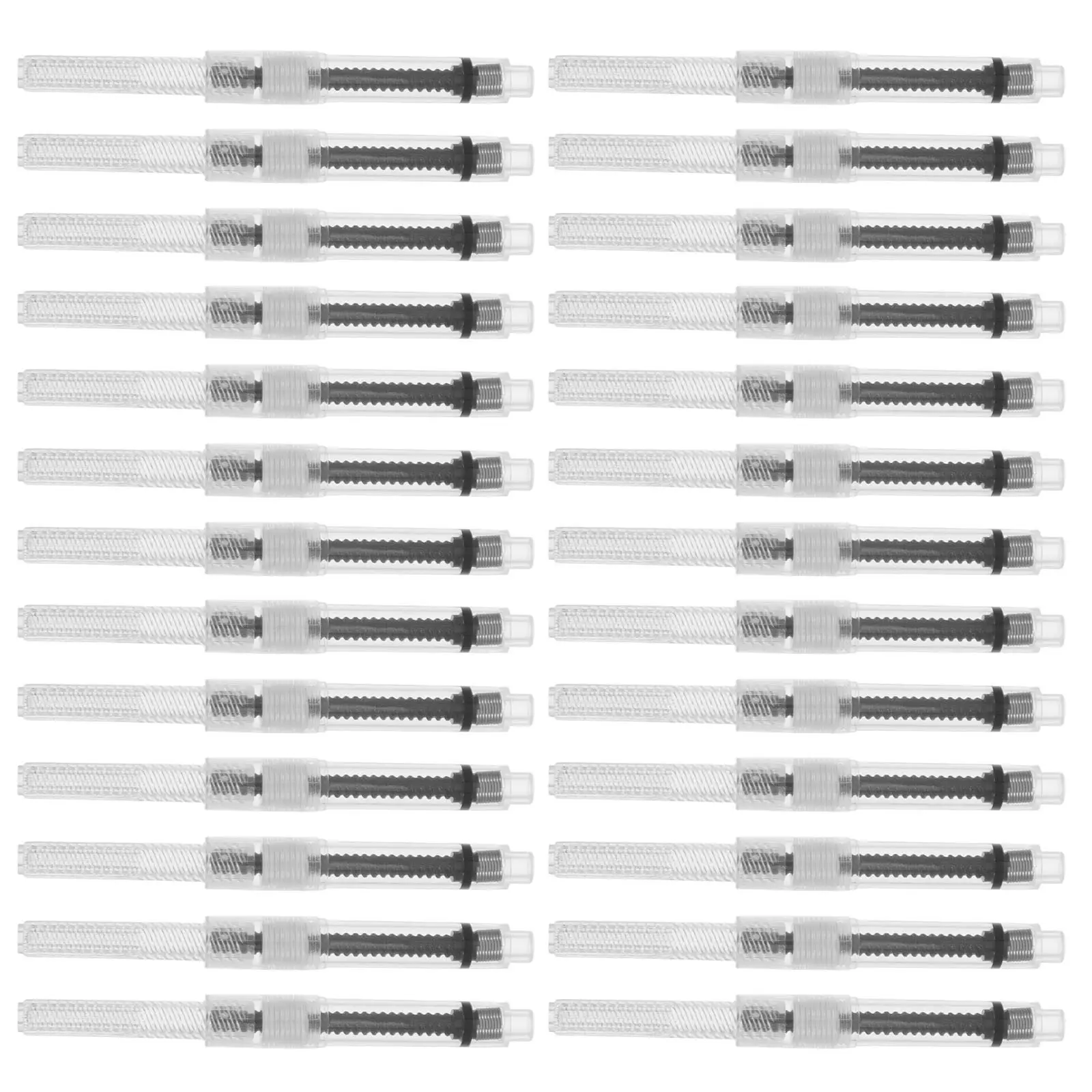 

50Pcs Fountain Pen Ink Converter Screw-in Push Fill Ink Absorber Refill Accessories Smooth Writing Screw Drawer Compatible