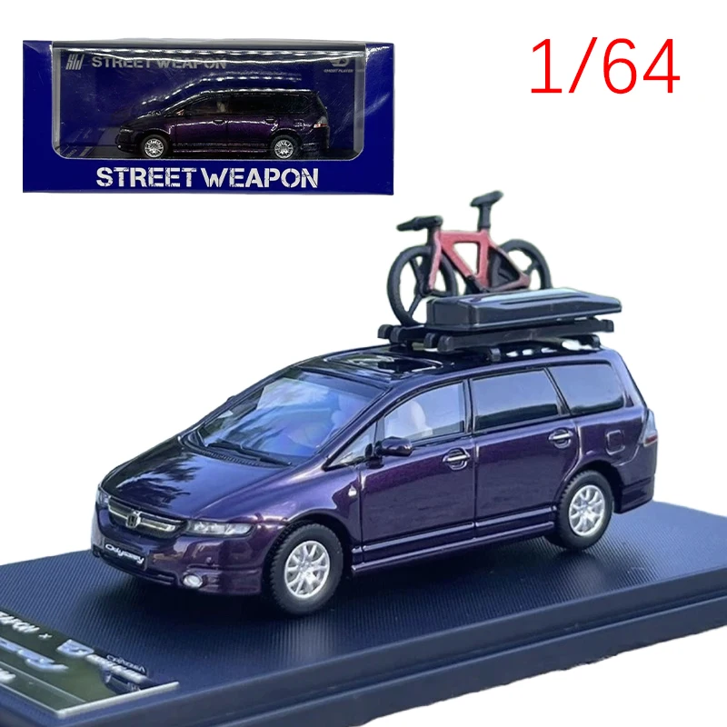 

Street Weapon Diecast 1/64 Scale Honda Odyssey Model Car Alloy Honda Odyssey Car Model Toys for Boys Original Box
