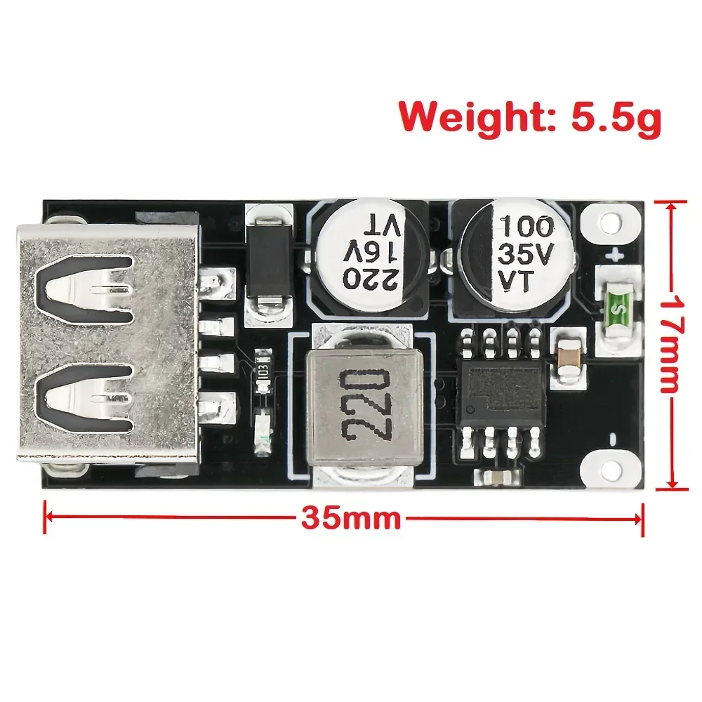 USB QC3.0 QC2.0 DC-DC Buck Converter Charging Step Down Module 6-32V 9V 12V 24V to Fast Quick Charger Circuit Regulator Board 5V