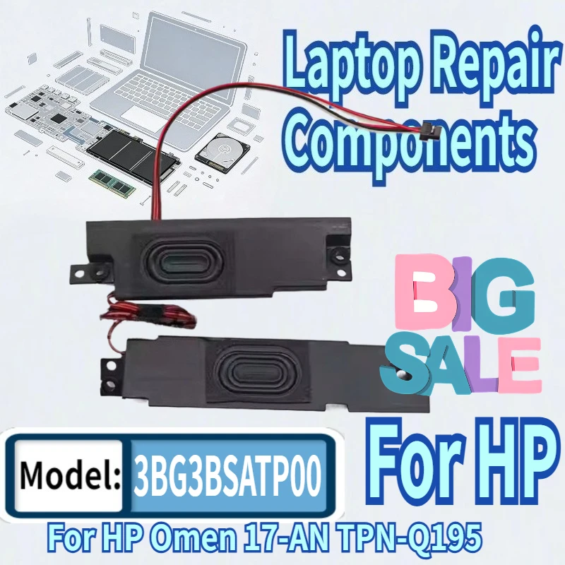 

For HP Omen 3plus 17-AN TPN-Q195 Laptop Built-in Speaker 931598-001 3BG3BSATP00 Internal Speaker