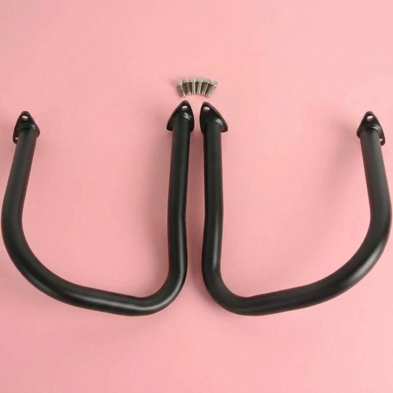 Motorcycle Guard Bar Black Motorcycle Highway Bar Heavy-Duty Long-Lasting for Touring Riders
