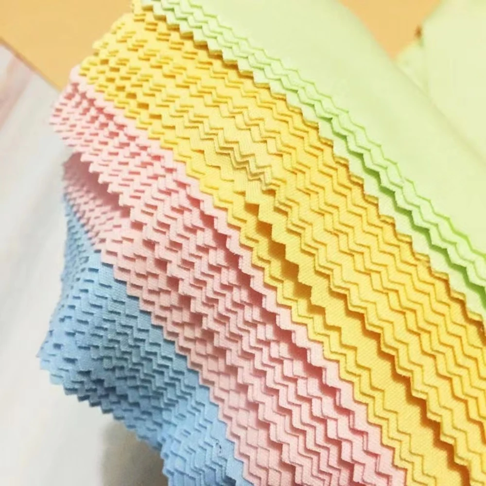 Flanela para Limpeza Vidros, Microfibra, Várias Cores, Kit de 5 ou 10 Unidades