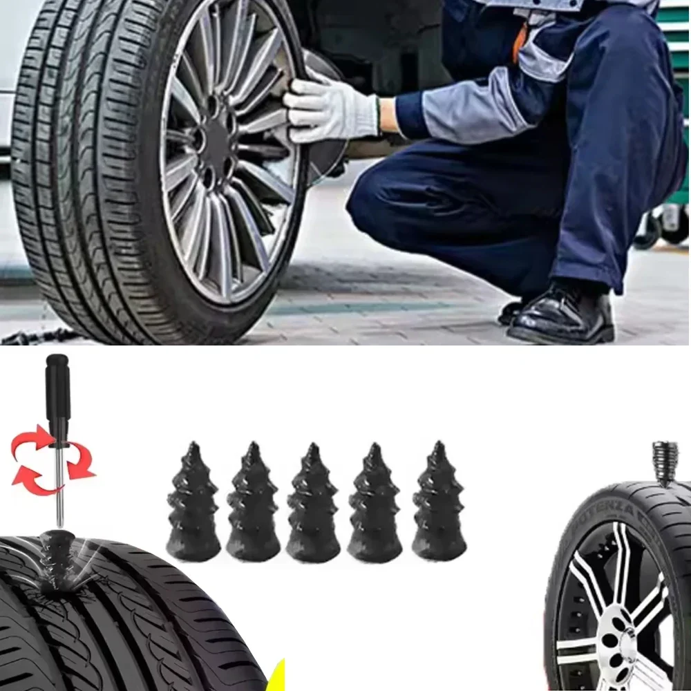 

Car Tyre Repair Rubber Nails Set Universal Cars Motorcycle Patch Nails Truck Bicycle Scooter Puncture Repair Tools