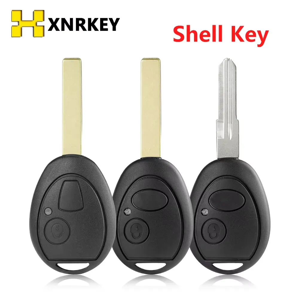 XNRKEY – coque de clé télécommande à 2 boutons, pour BMW Mini Cooper R53 R50 S pour Land Rover 75 Z3 Z4 X3 X5 E46