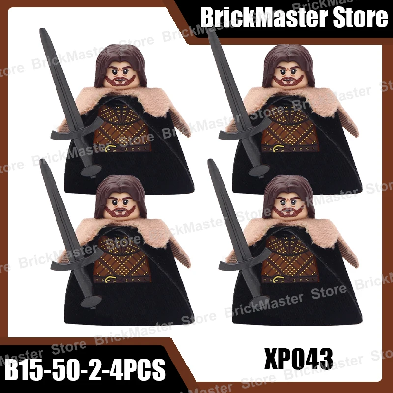 MOC Mittelalterliche Militär Ritter Krieger Soldat Figuren Bausteine Burg Krieg Waffen Schild Schwert Mantel Bogen Ziegel Spielzeug Geschenke