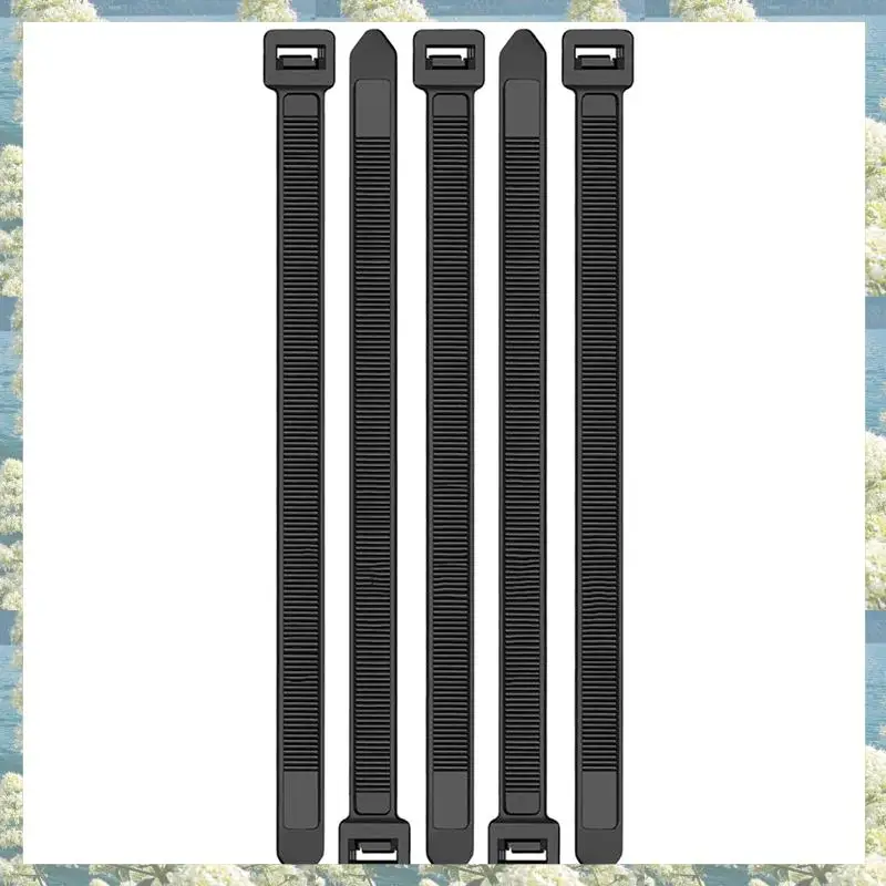 

Best Of 2025-Zip Ties 12 Inch Heavy Duty Zip Ties With 120 Pounds Tensile Strength, Black Cable Ties, 500 Pieces