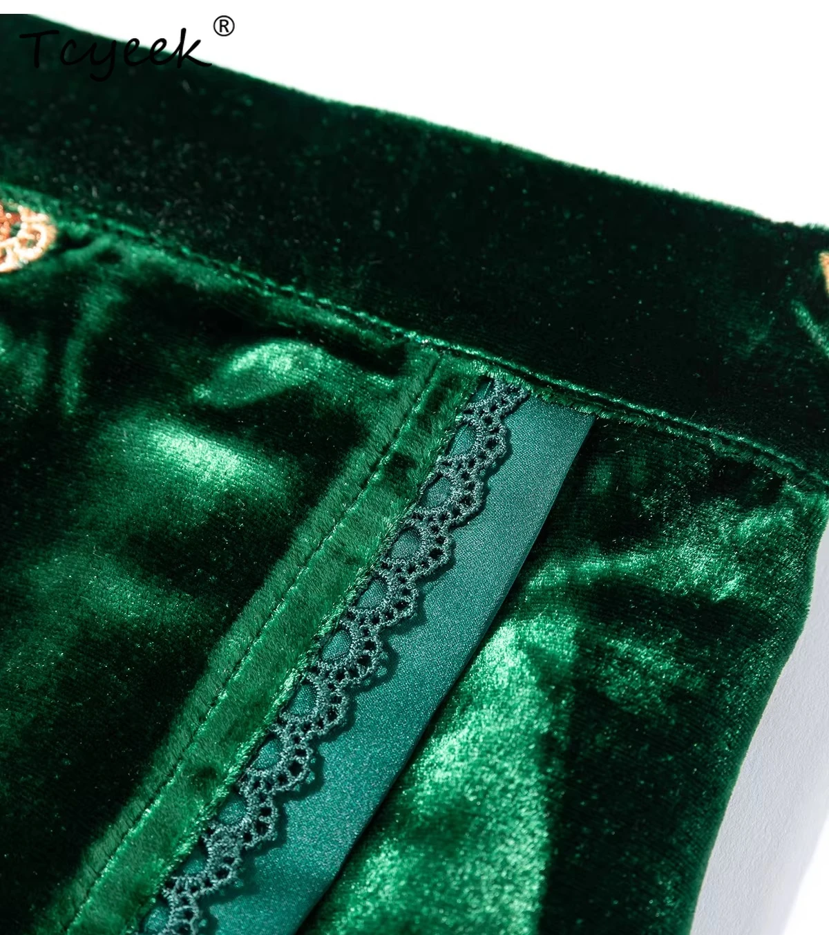 Tcyeek 100% Mulberry Silk Vintage Skirt Woman Silk Velvet Spring Skirt Elegant Skirts for Women Vintage Clothes Юбка Женская