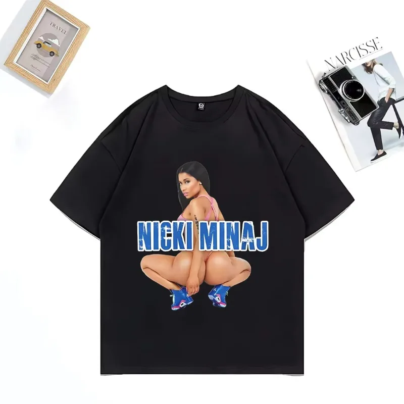 

Nicki Minaj Graphic T-shirt Fashion Vintage Clothes Short Sleeve Men Women's T Shirt Cotton Streetwear Unisex Harajuku T Shirts