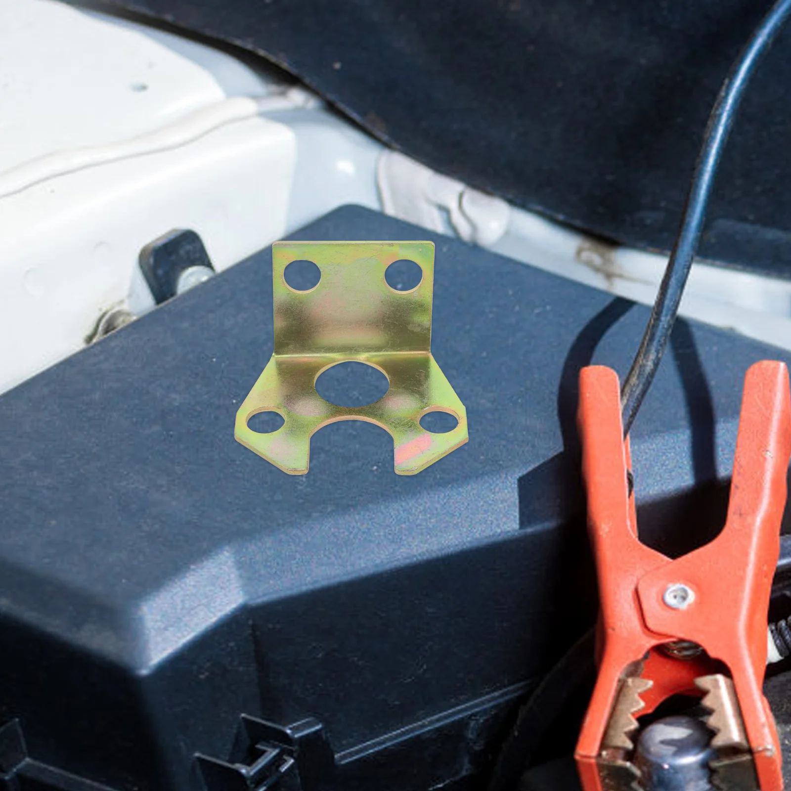 دعامة تبديل السيارة، حامل حديد عالي التحمل للتثبيت الآمن، دعم ثابت، جزء استبدال السيارات، دعامة ربط للأسفل