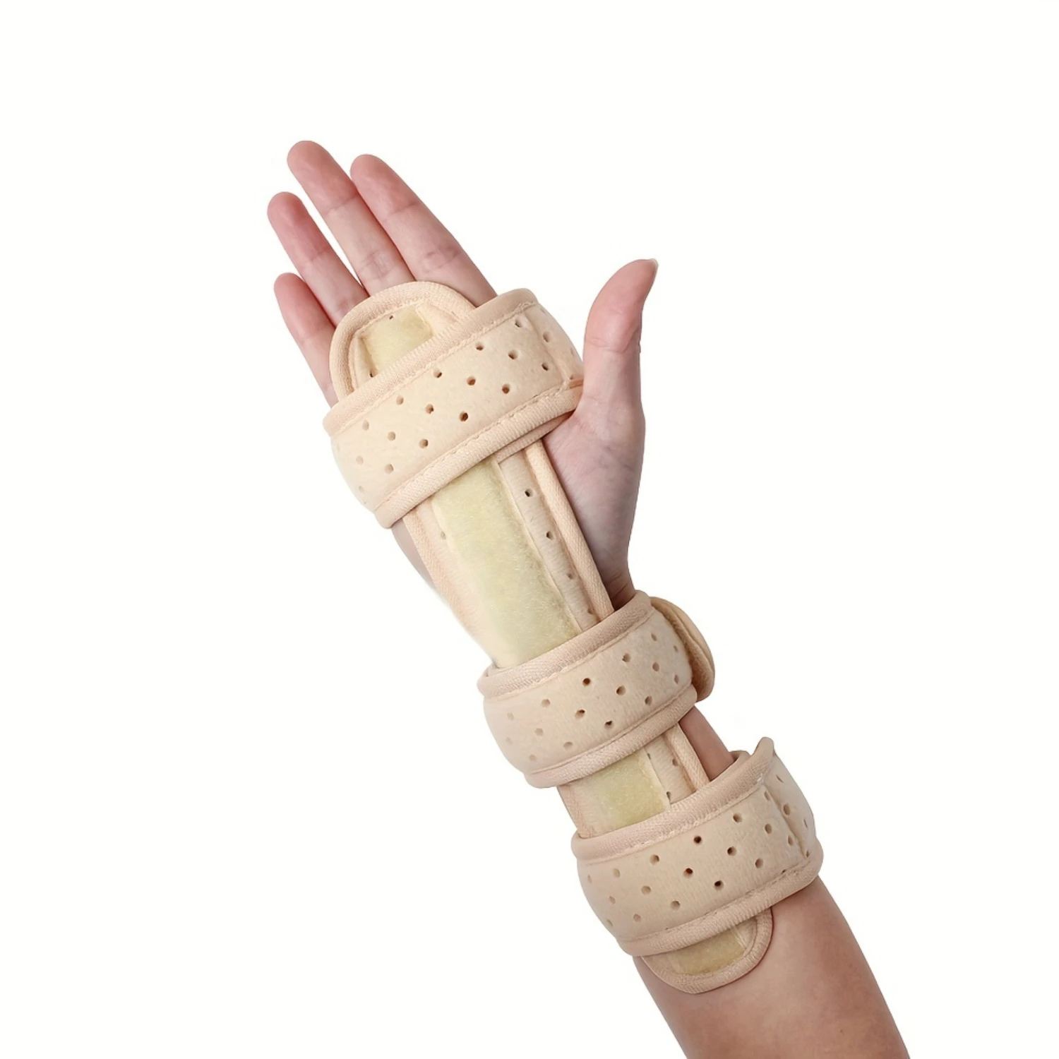 Wrist Support Brace, Hand Finger Aluminum Splint Strap Fixator