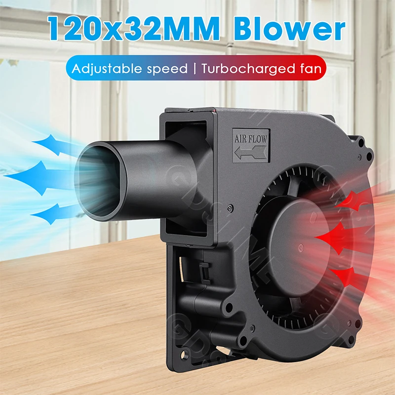 Gdstime CPU Cooler 12V 80MM Fan 120MM DIY Server High Speed Fan for Desktop Computer Case Cooling 220V Power Adjustable Speed image 4